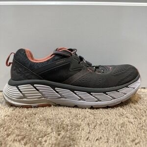 HOKA Women's Black and Pink Running Shoes